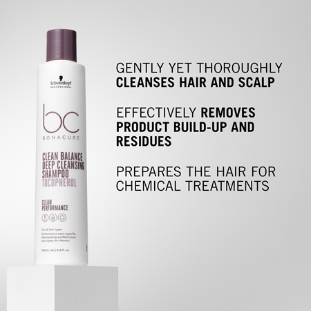 Schwarzkopf Professional BC Bonacure Clean Balance Deep Cleanse Clarifying Shampoo