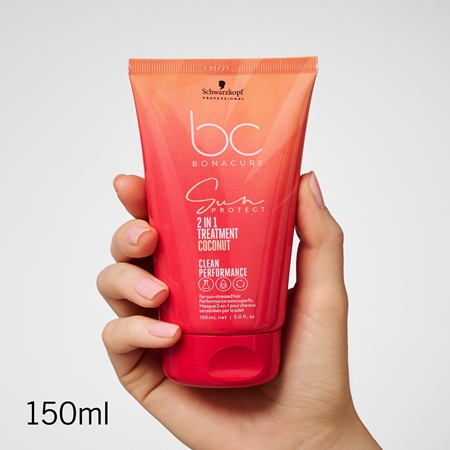 Schwarzkopf Professional BC Bonacure Sun Protect 2-IN-1 Treatment regeneruojamoji priemonė „Du viename“
