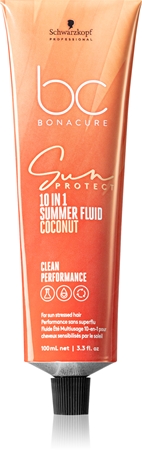 Schwarzkopf Professional BC Bonacure Sun Protect 10 In 1 Summer Fluid Multifunktions-Creme für von der Sonne überanstrengtes Haar