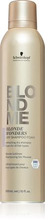 Schwarzkopf Professional Blondme Blonde Wonders pěnový suchý šampon pro blond a melírované vlasy