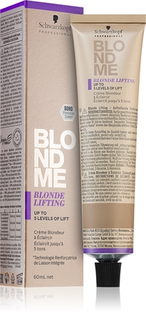 Schwarzkopf Professional Blondme Lifting šviesinamasis kremas šviesiems plaukams