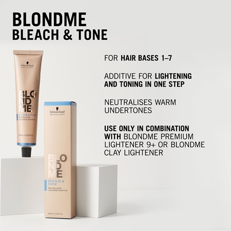 Schwarzkopf Professional Blondme Bleach & Tone ξανοιχτική και τονωτικό πρόσθετο