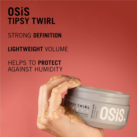 Schwarzkopf Professional Osis+ Tipsy Twirl stylinggel voor Modellereing van Krullen