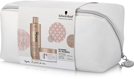 Schwarzkopf Professional Blondme All Blondes Light dovanų rinkinys ploniems ir normaliems plaukams