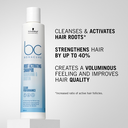 Schwarzkopf Professional BC Bonacure Scalp shampoing pour stimuler la repousse des cheveux et renforcer les racines