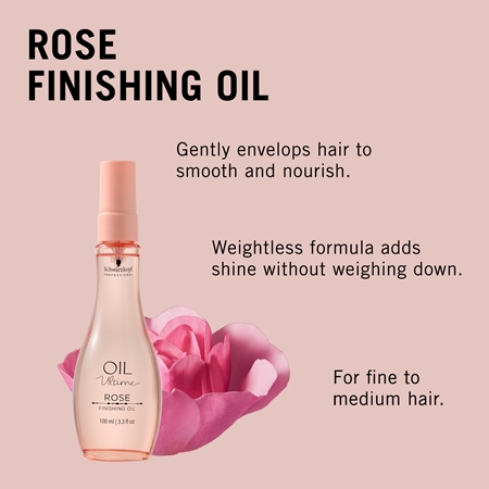 Schwarzkopf Professional Oil Ultime Rose Oil розово масло за слаба, изтощена коса