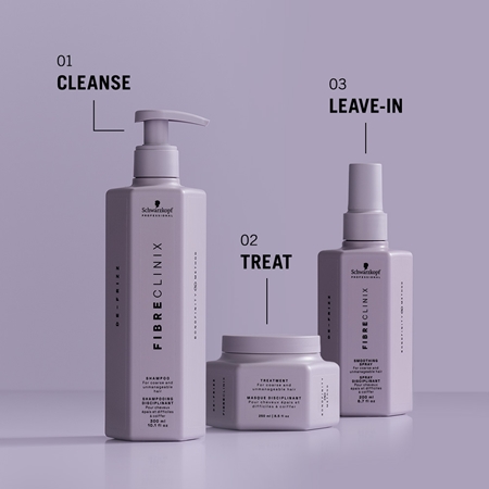 Schwarzkopf Professional Fibre Clinix De-Frizz Smoothing Spray spray wygładzający do włosów nieposłusznych i puszących się