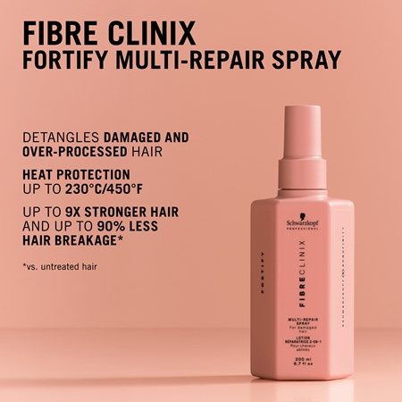 Schwarzkopf Professional Fibre Clinix Fortify Multi-Repair Spray pielęgnacja regenerująca do włosów słabych i zniszczonych