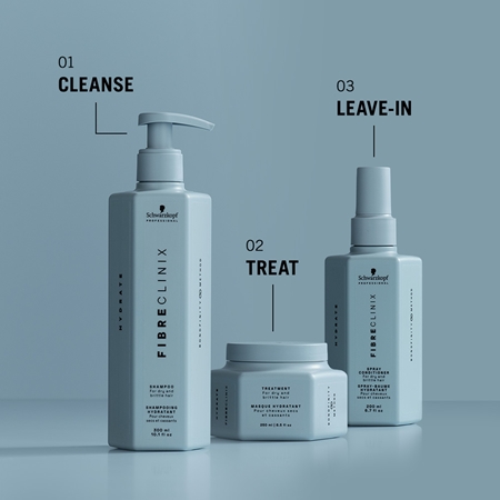 Schwarzkopf Professional Fibre Clinix Hydrate Treatment intensywna maska nawilżająca do włosów suchych i łamliwych