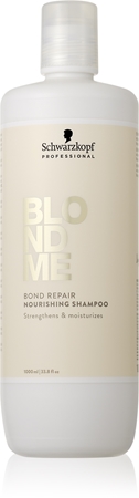 Schwarzkopf Professional Blondme Bond Repair Nourishing Shampoo intensyviai maitinantis šampūnas šviesiems plaukams