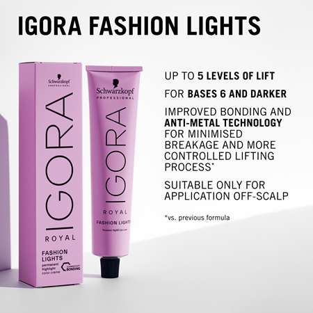 Schwarzkopf Professional IGORA Royal Fashion Lights Lightening Cream for hair