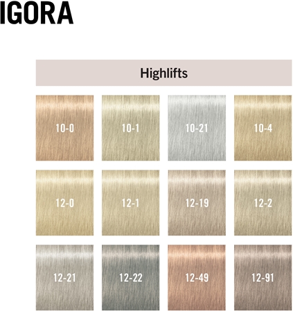 Schwarzkopf Professional IGORA Royal Highlifts κρέμα βαφής για ψυχρές ξανθές απόχρωσης