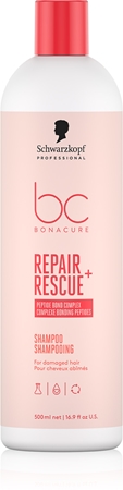Schwarzkopf Professional BC Bonacure Repair Rescue+ Nourishing Shampoo for damaged hair