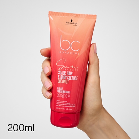 Schwarzkopf Professional BC Bonacure Sun Protect Scalp, Hair & Body Cleanse Shower Gel 2-in-1