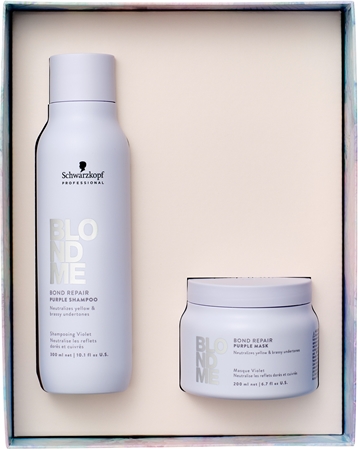 Schwarzkopf Professional Blondme Bond Repair Purple Set Geschenkset für blonde Haare