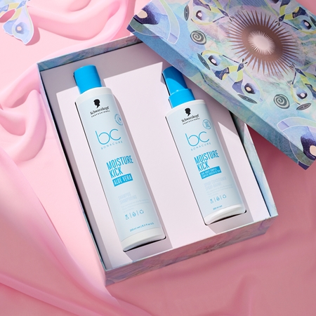 Schwarzkopf Professional BC Bonacure Moisture Kick Geschenkset für trockenes und normales Haar
