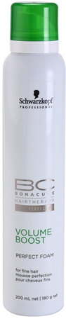 Schwarzkopf Professional BC Bonacure Volume Boost mousse perfectrice pour cheveux fins