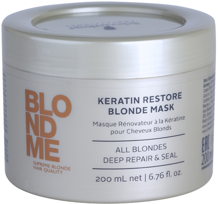 Schwarzkopf Professional Blondme regenerierende Maske mit Keratin für blonde Haare