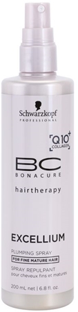 Schwarzkopf Professional BC Bonacure Excellium Plumping Leave-in Spray Conditioner for Fine and Mature Hair