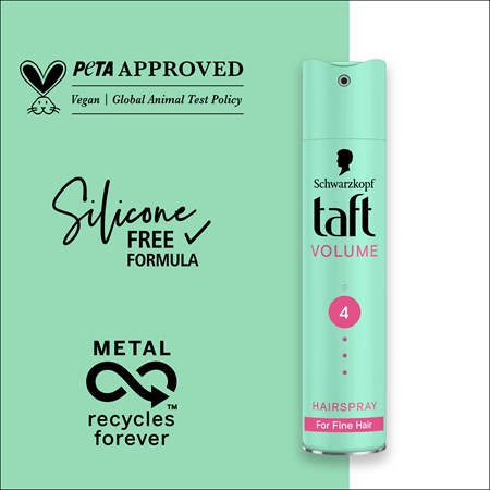 Schwarzkopf Taft Volume hajlakk erős fixálással