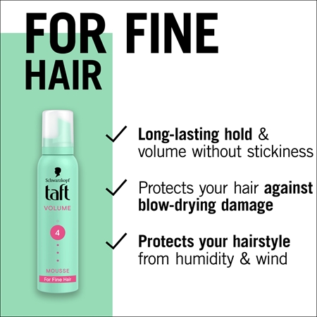 Schwarzkopf Taft Volume αφρώδες σκληρυντικό μους για όγκο