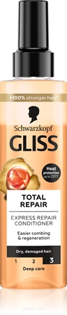Schwarzkopf Gliss Total Repair regenerierender Balsam für trockene Haarspitzen