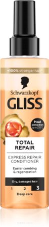 Schwarzkopf Gliss Total Repair αναγεννητικό βάλσαμο για ξηρά άκρα μαλλιών