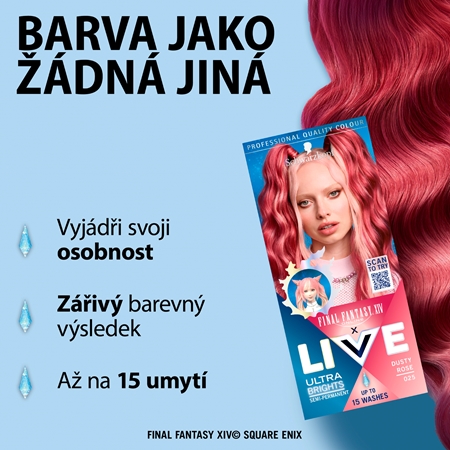 Schwarzkopf LIVE Ultra Brights or Pastel semipermanentní barva na vlasy