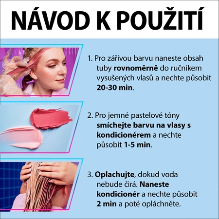 Schwarzkopf LIVE Ultra Brights or Pastel semipermanentní barva na vlasy
