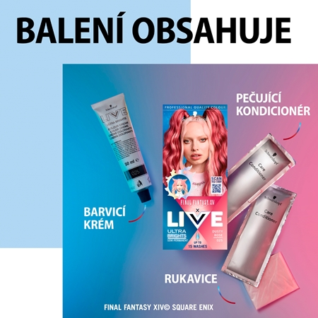 Schwarzkopf LIVE Ultra Brights or Pastel semipermanentní barva na vlasy