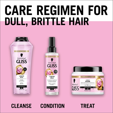 Schwarzkopf Gliss Liquid Silk незмиваючий кондиціонер для зміцнення та блиску волосся