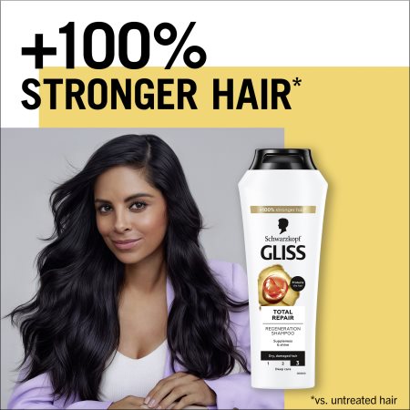 Schwarzkopf gliss kur 2025 total repair shampoo