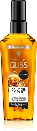 Schwarzkopf Gliss Oil Nutritive hranljivi serum za suhe in poškodovane lase