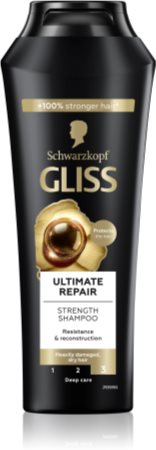 Schwarzkopf Gliss Ultimate Repair δυναμωτικό σαμπουάν για ξηρά και κατεστραμμένα μαλλιά