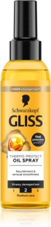 Schwarzkopf Gliss Oil Nutritive Skyddande olja För hårstyling med värme