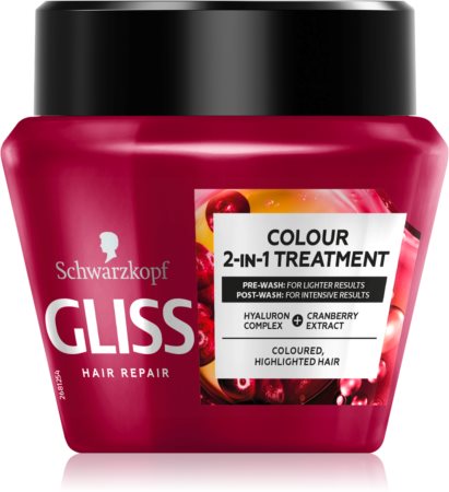 Schwarzkopf Gliss Colour Perfector Regenerating Mask For Colored Hair |  
