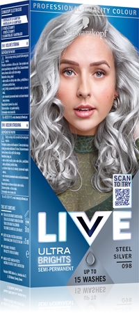 Schwarzkopf LIVE Ultra Brights or Pastel poolpüsivärv (semi-permanent)