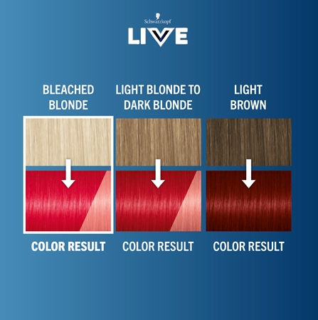 Schwarzkopf Live Ultra Brights Or Pastel Semi Permanent Hair Colour