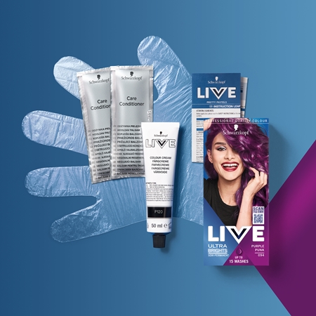 Schwarzkopf LIVE Ultra Brights or Pastel poolpüsivärv (semi-permanent)