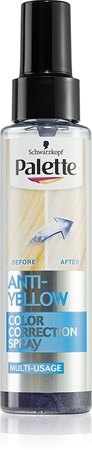 Schwarzkopf Palette Deluxe bezoplachový sprej neutralizující žluté tóny