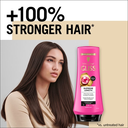 Schwarzkopf Gliss Supreme Length ochranný kondicionér pro dlouhé vlasy