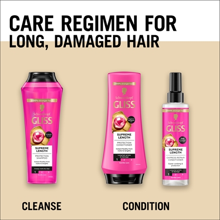 Schwarzkopf Gliss Supreme Length ochranný kondicionér pro dlouhé vlasy