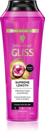 Schwarzkopf Gliss Supreme Length Kaitsev šampoon pikkadele juustele