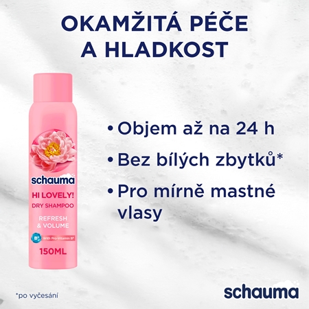 Schwarzkopf Schauma Hi Lovely suchý šampon pro normální vlasy