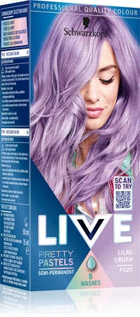 Schwarzkopf LIVE Ultra Brights or Pastel coloration semi-permanente pour cheveux
