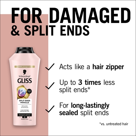 Schwarzkopf Gliss Split Ends Miracle regenerační šampon na roztřepené konečky vlasů