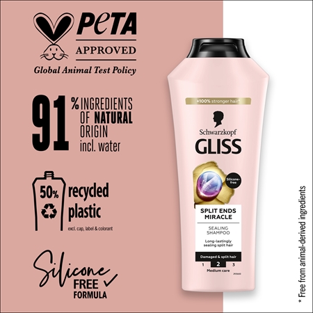 Schwarzkopf Gliss Split Ends Miracle regenerační šampon na roztřepené konečky vlasů