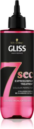 Schwarzkopf Gliss 7 sec regenerierende Pflege für gefärbtes Haar