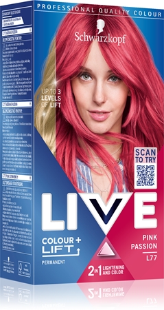 Schwarzkopf LIVE Colour + Lift tartós hajfesték