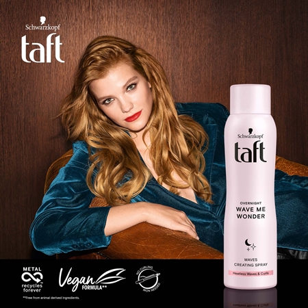 Schwarzkopf Taft Wonders sprej pro definici vln na noc